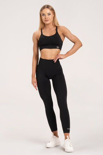 Black second skin leggings