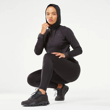LAB360° TDRY™ WARM UP HOODIE - BLACK