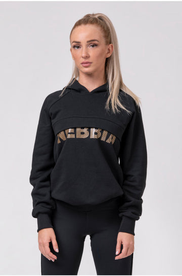 Nebbia Long Hoodie “Intense Focus”