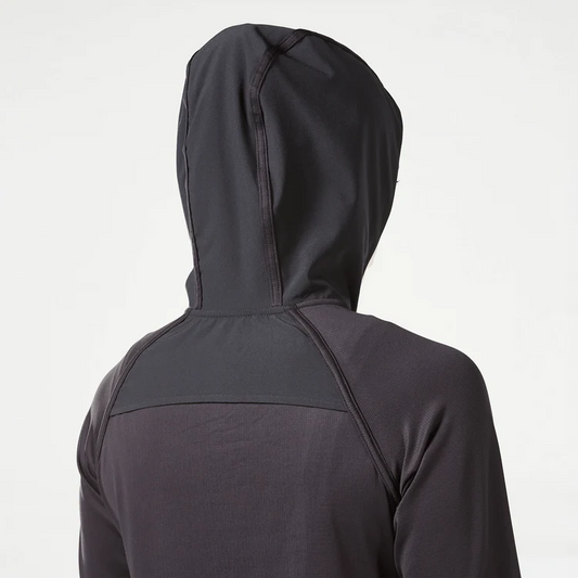 LAB360° TDRY™ WARM UP HOODIE - BLACK