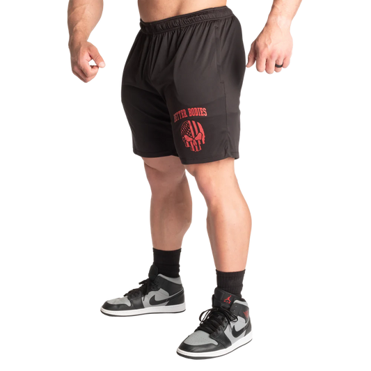 SKULL FUNCTION SHORT (BLACK/RED)