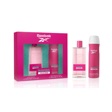 REEBOK INSPIRE YOUR MIND SET EDT 100 ml + BODY SPRAY 150 ml FEM