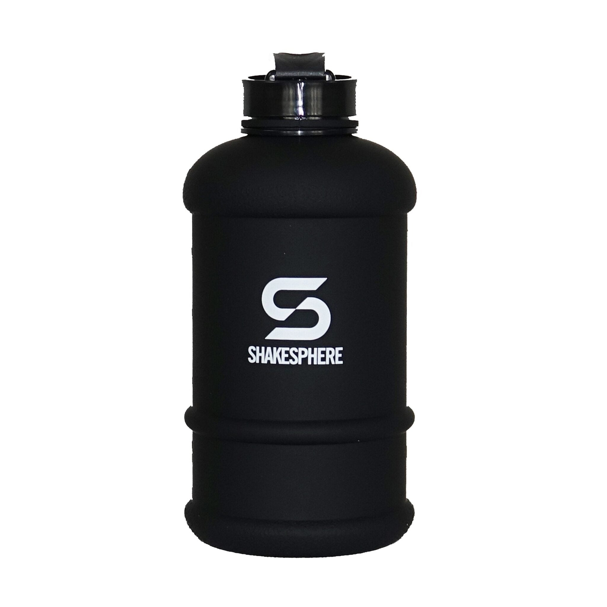 1.3 Litre Matte Black Hydration Jug with white logo