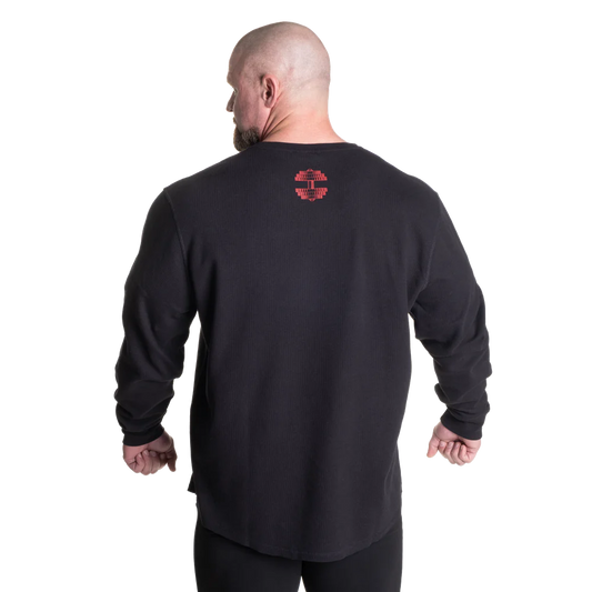 THERMAL TEAM SWEATER (BLACK/RED)