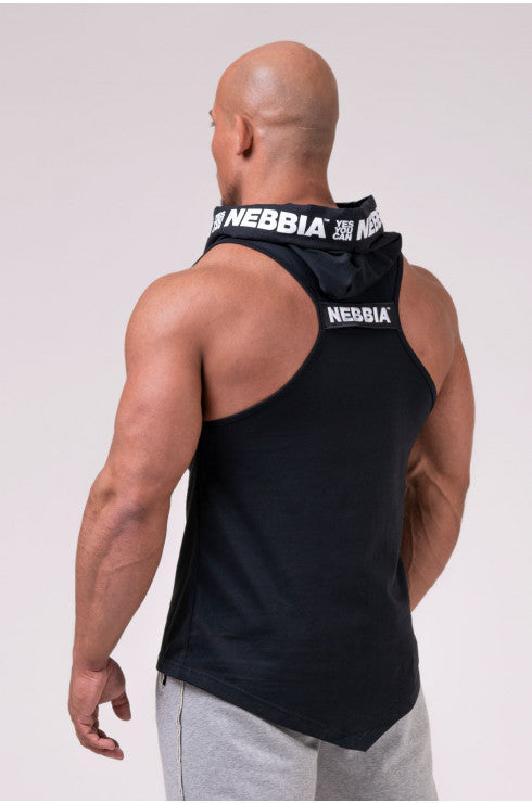 Nebbia No Excuses Tank Top With a Hoodie