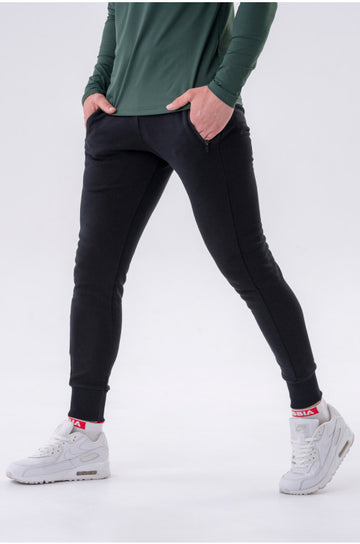 Nebbia Slim Sweatpants With Zip Pockets “Re-Gain”