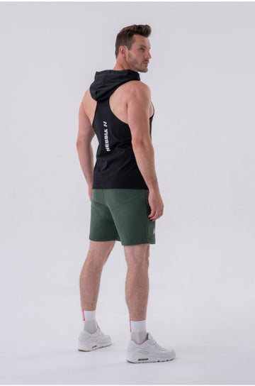 Nebbia Fitness Tank top with a hoodie