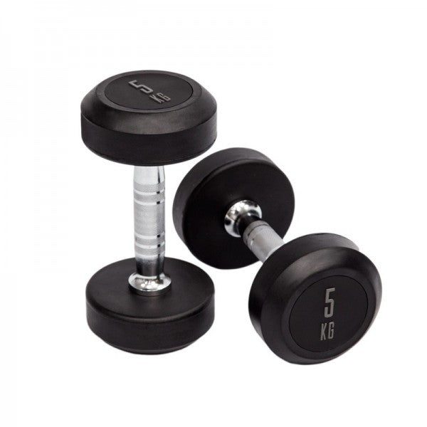 Mets Fitness PF-9000-05 Rubber Dumbbells 12.5kg Pair